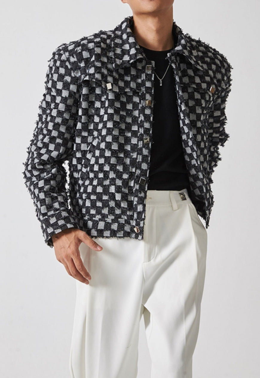 Men's Design plaid jacket