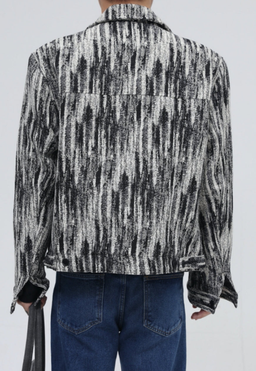 Men's Snowflake retro coat