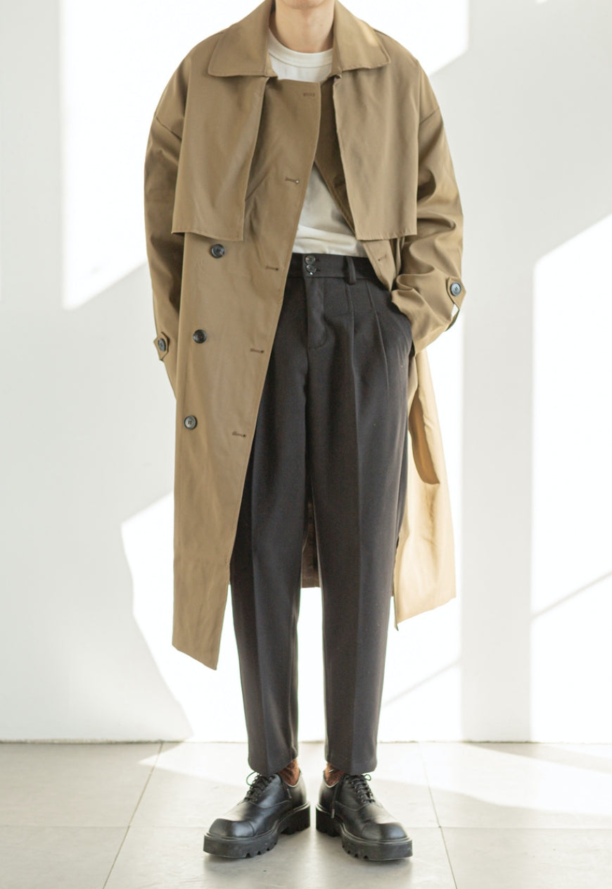 Men's Spring double-breasted jacket