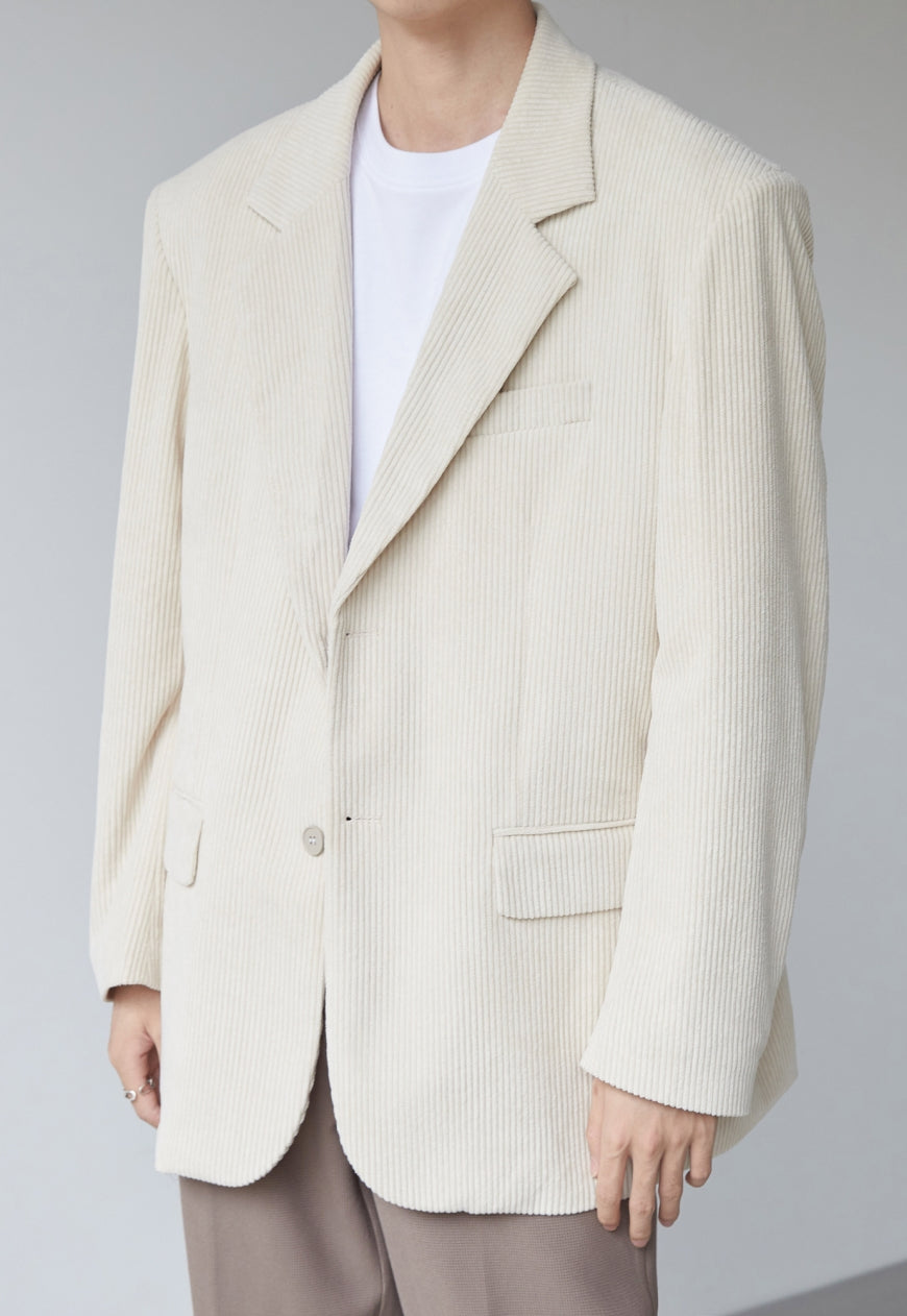 Men's Corduroy texture suit jacket
