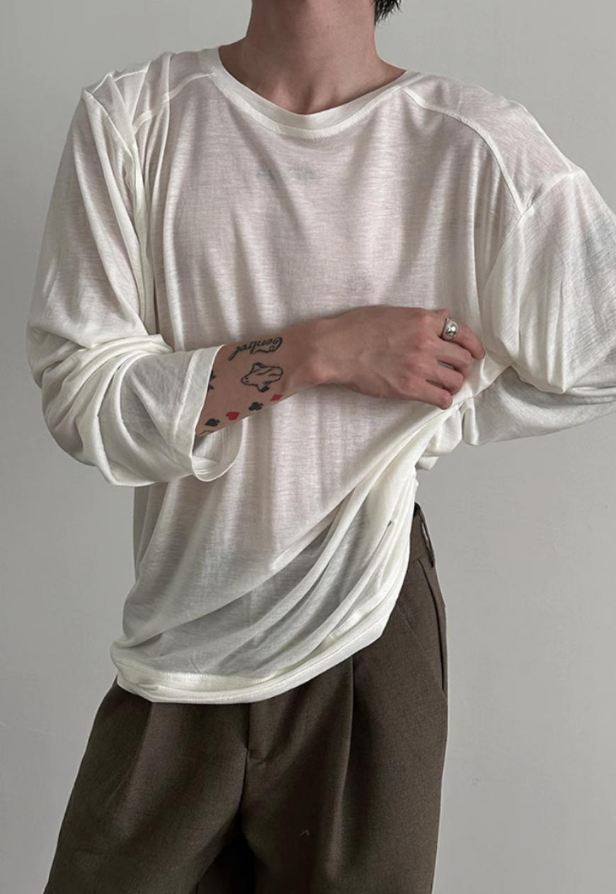 Men's Lightweight bottoming shirt