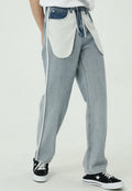 MEN'S Design stitching jeans