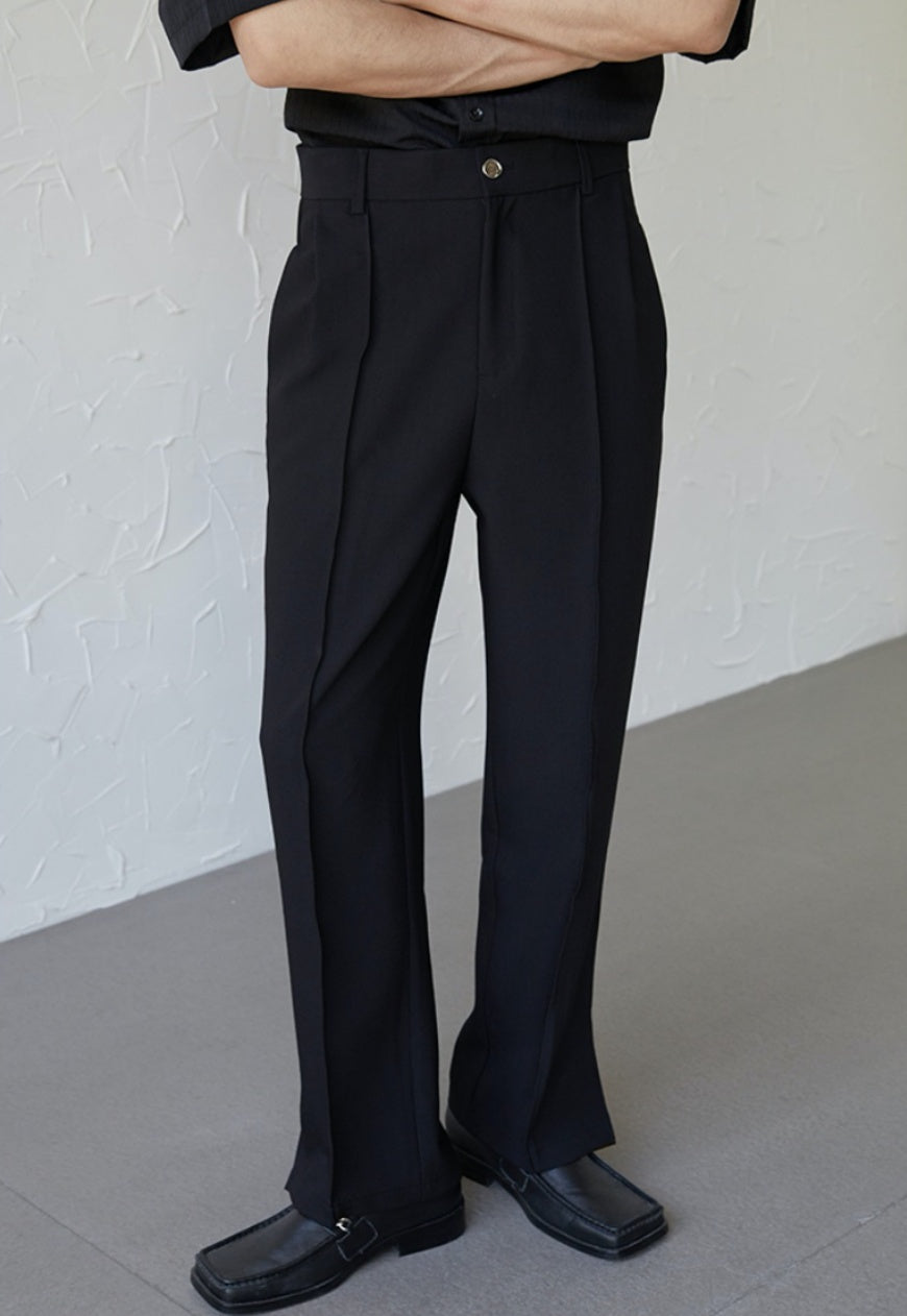 UZIP DESIGN Men's Sleek Fabric Fashion Pants