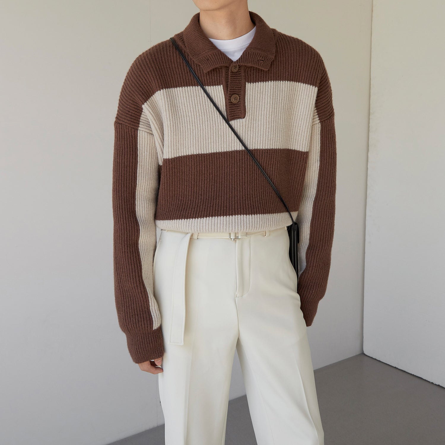Men's Polo thick sweater