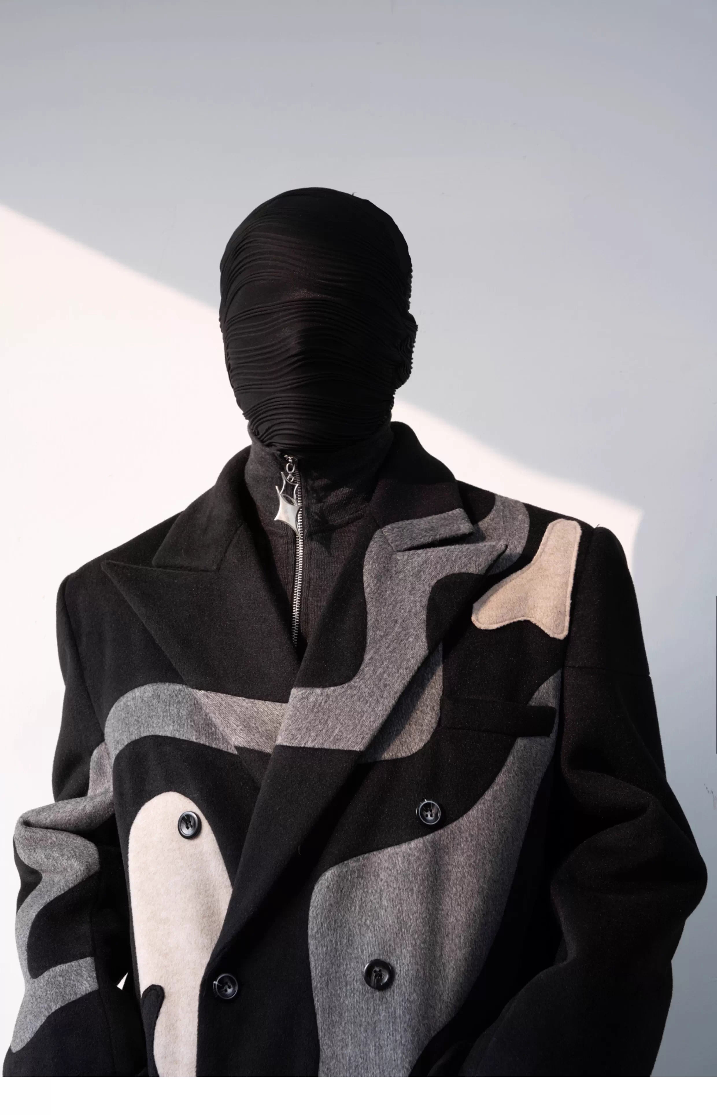 Men's Geometric design coat