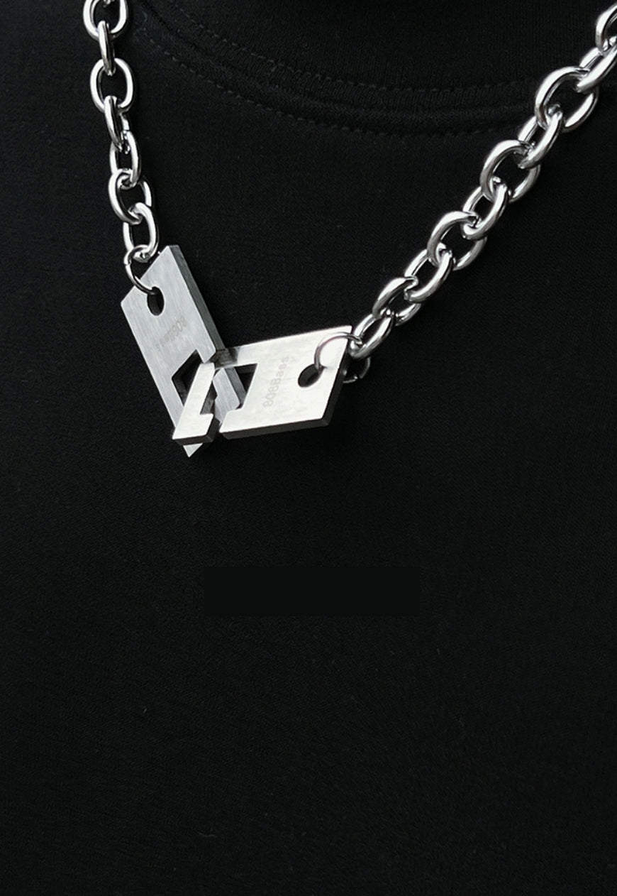 Men's Design Titanium Necklace