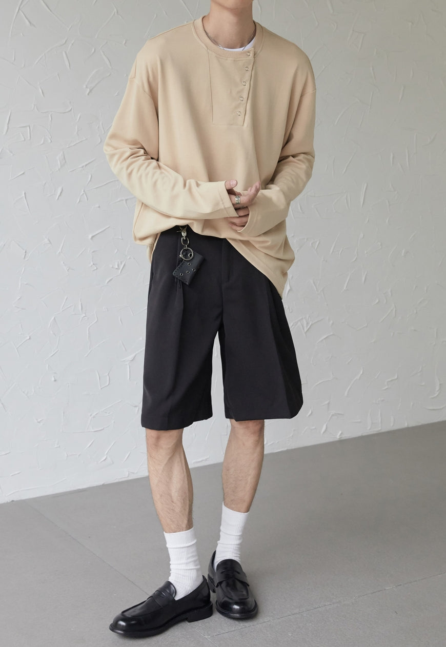 UZIP DESIGN Men's Solid button T-shirt