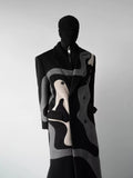 Men's Geometric design coat