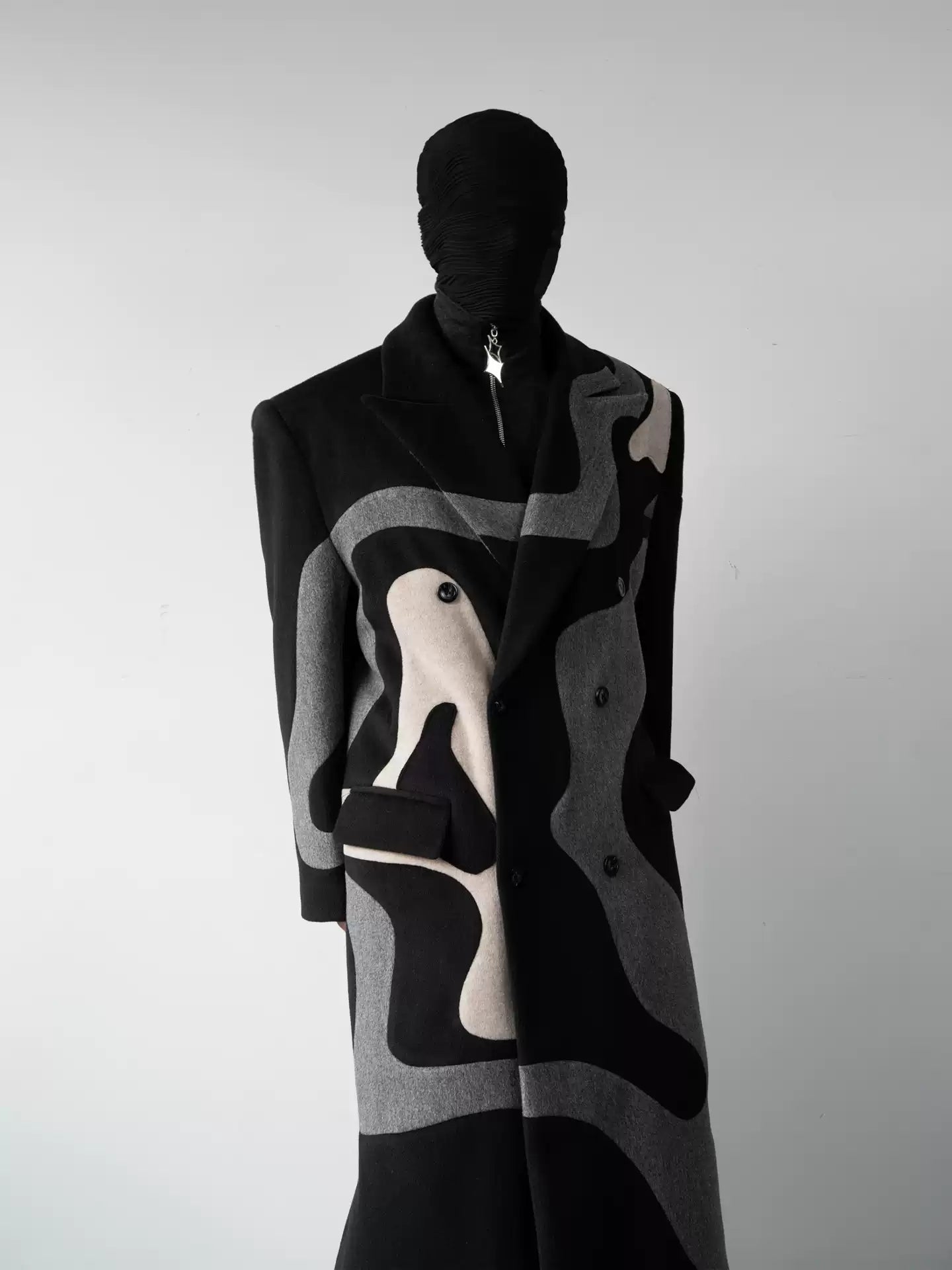 Men's Geometric design coat