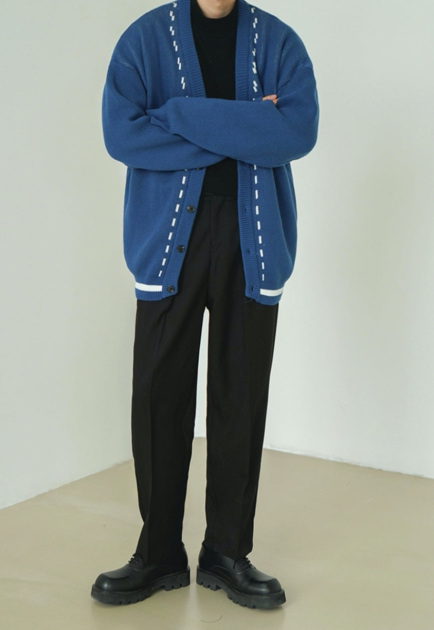 UZIP DESIGN Men's vintage cardigan sweater
