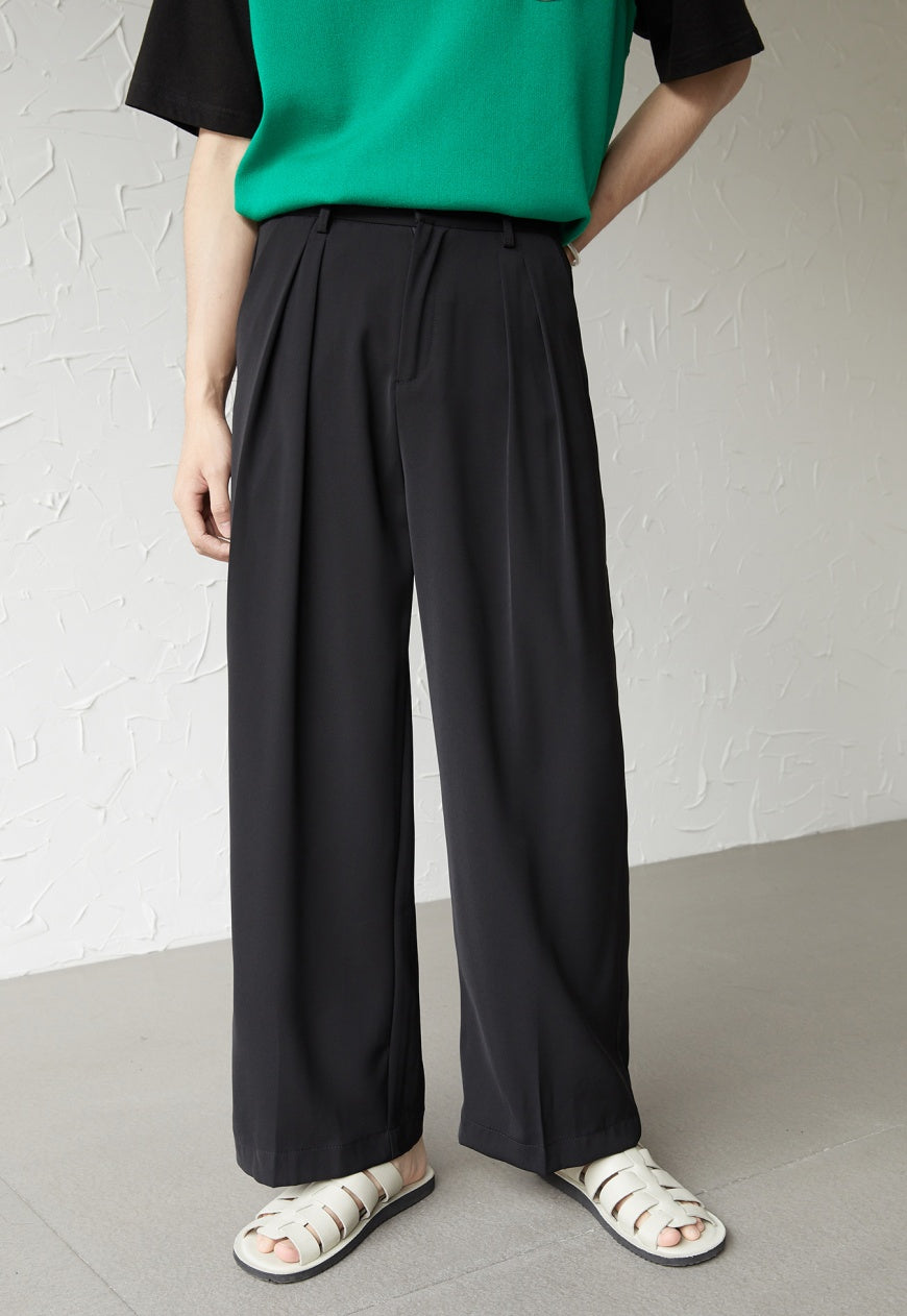 UZIP DESIGE Menâ€™s retro loose trousers