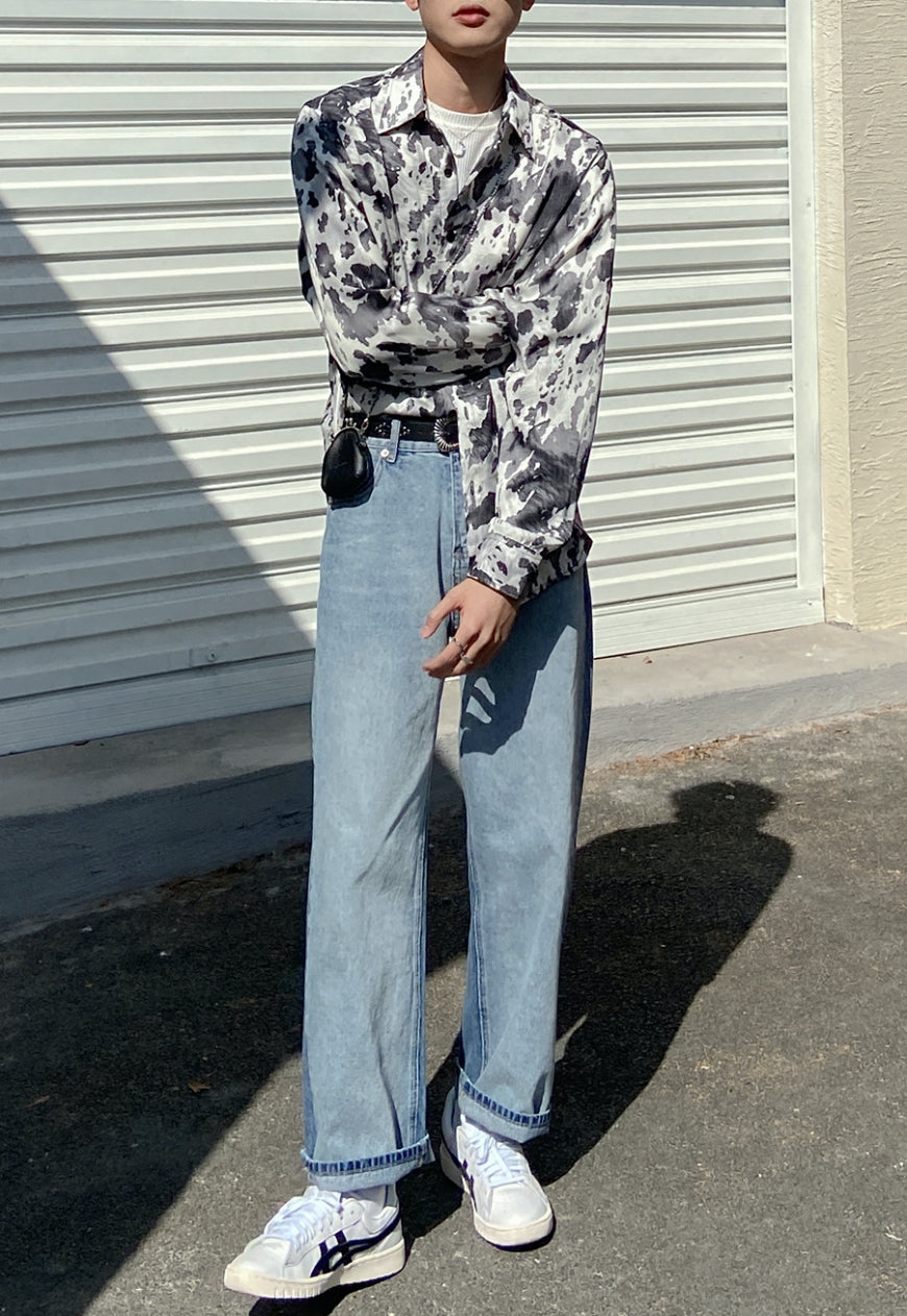 Men's Textured camouflage shirt
