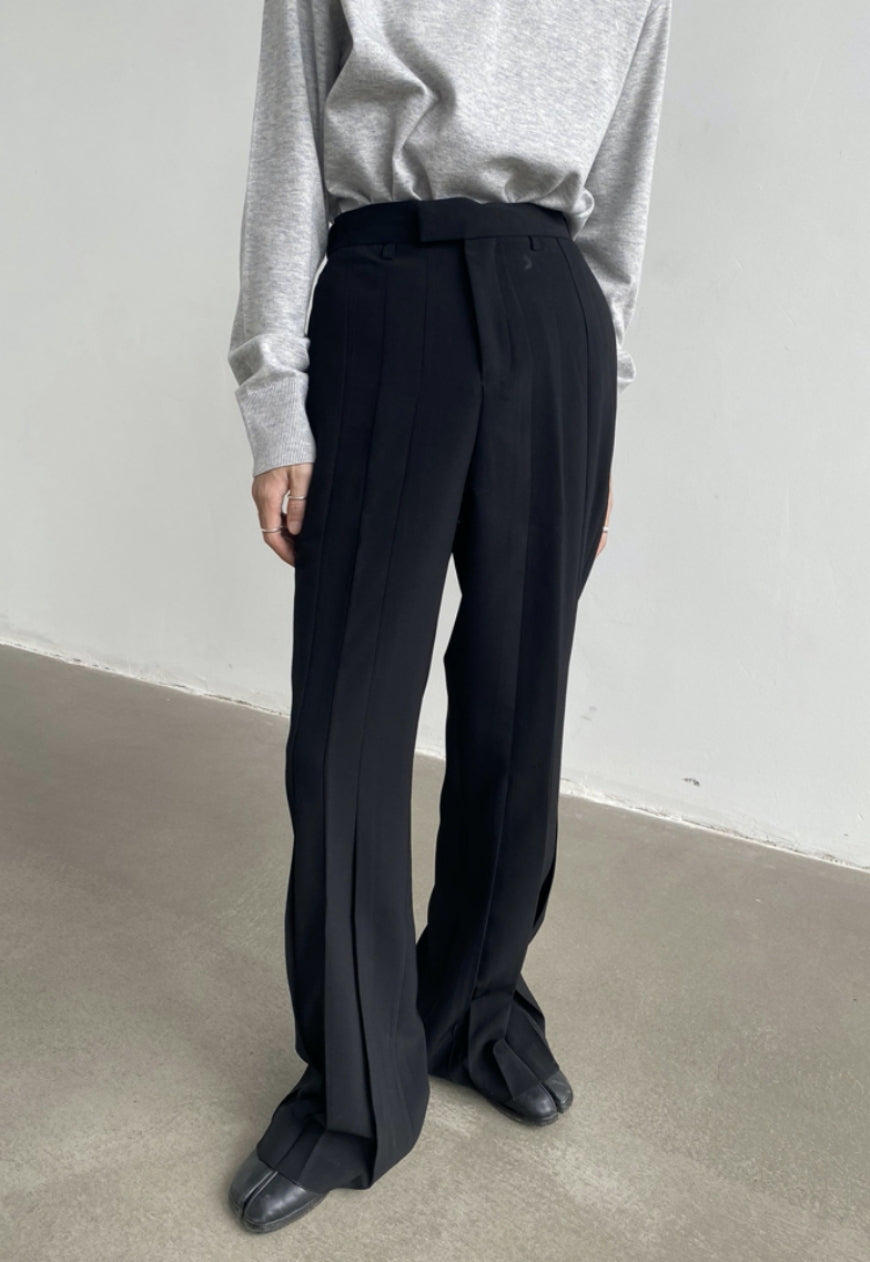 【Sale】Men's multi-layer pleated design trousers