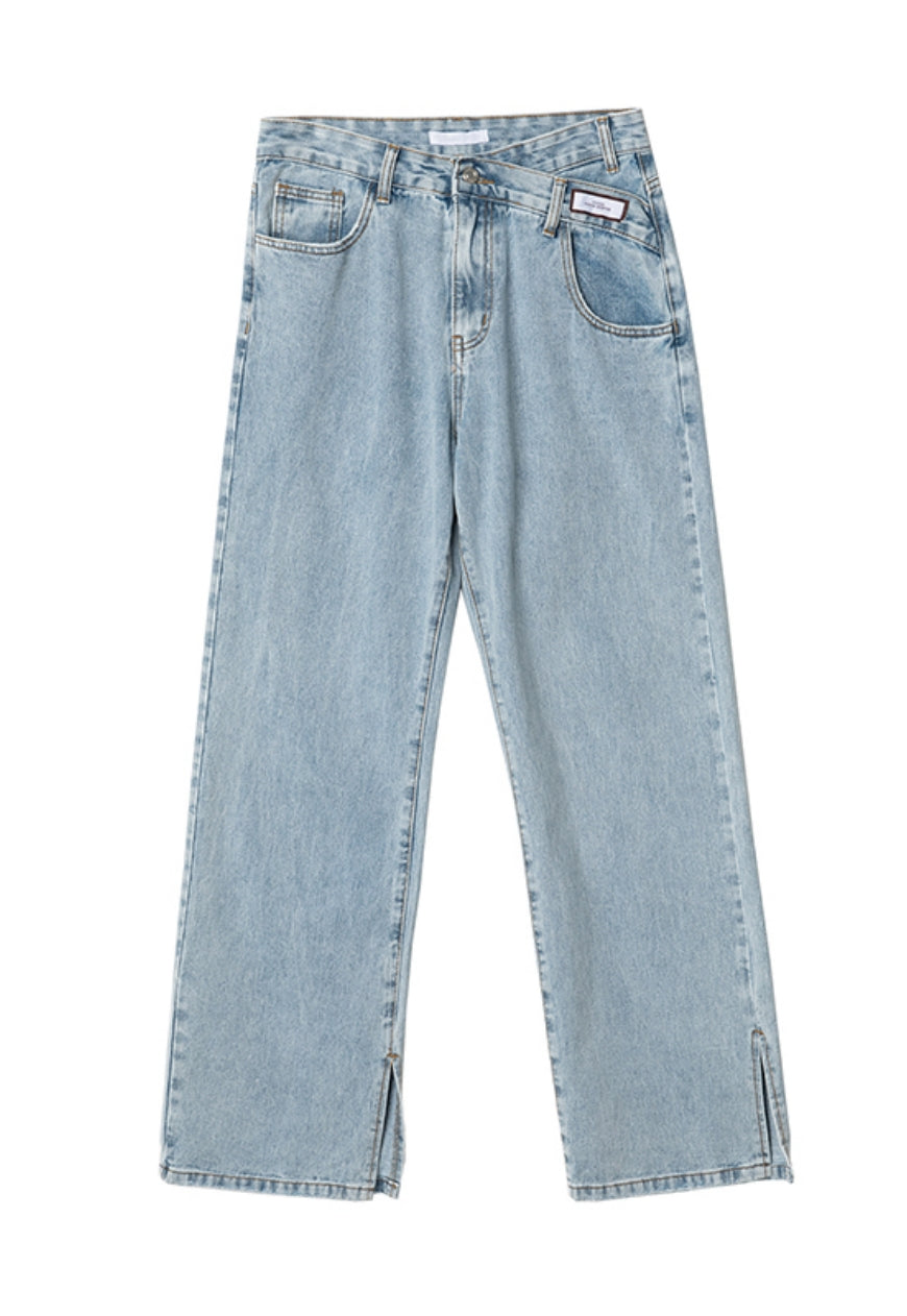 UZIP DESIGN Men's High-quality summer straight jeans
