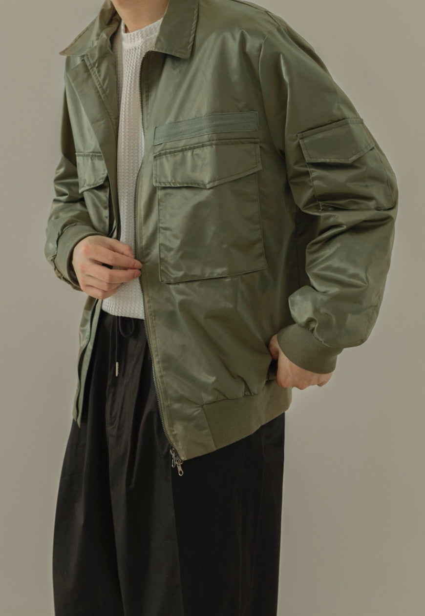 Men's Vintage aviator baseball jacket