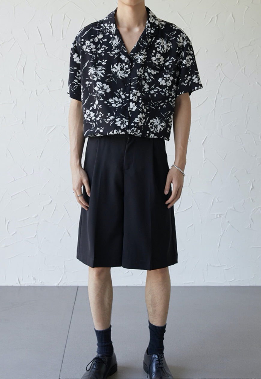UZIP DESIGN Men's fashion floral shirts