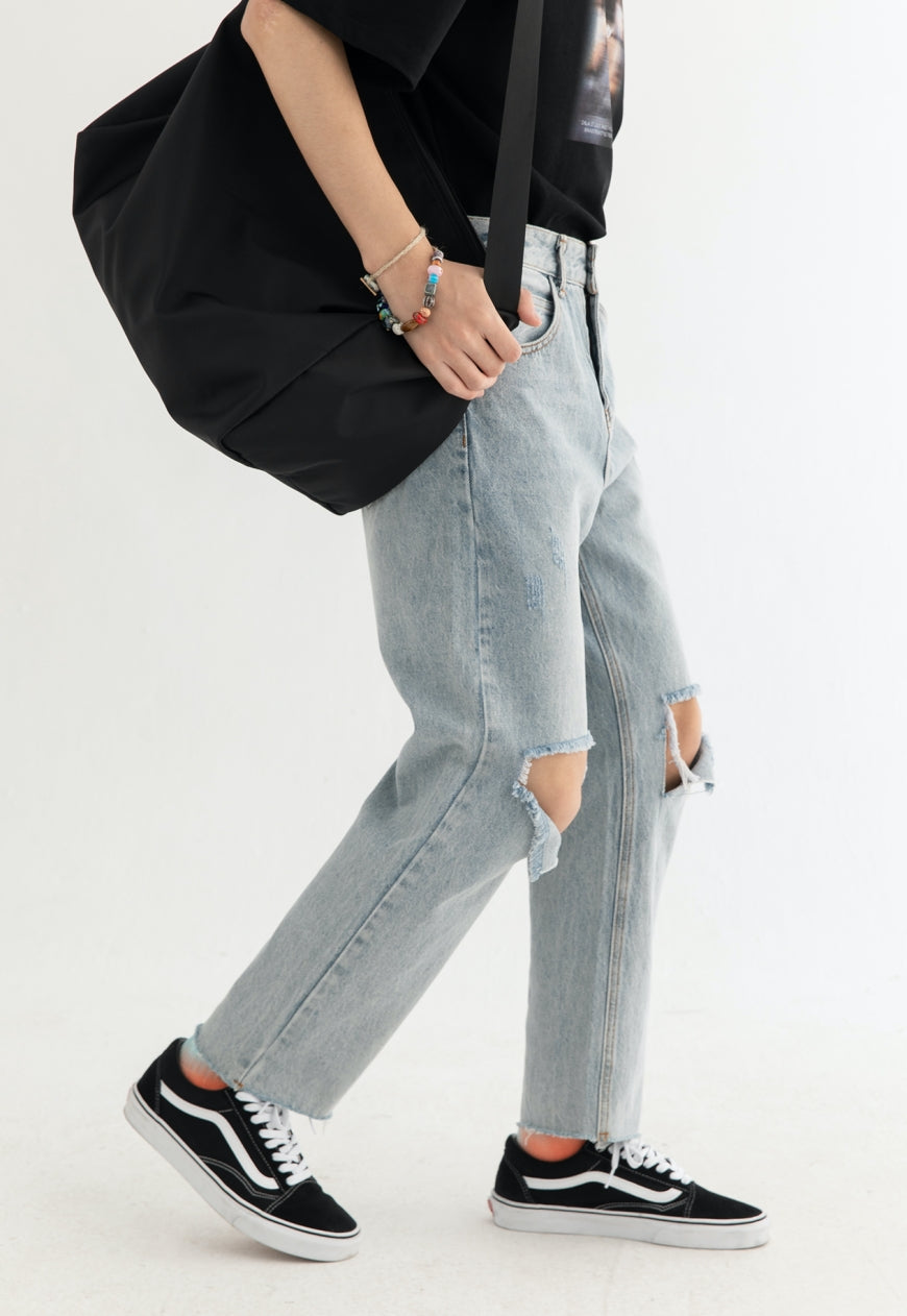Men's Summer gradient jeans