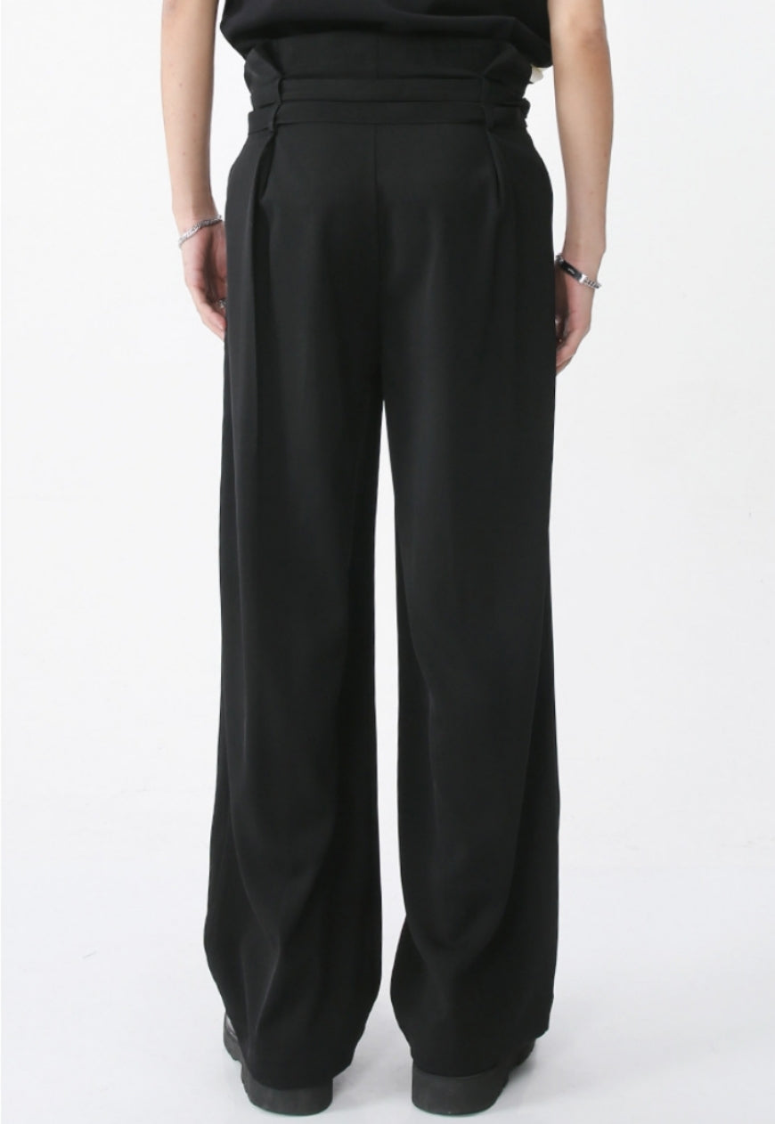 Men's mid high wide pants
