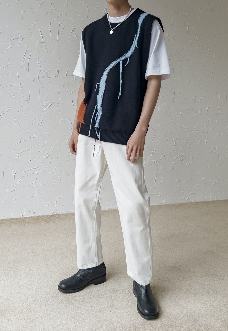 MEN'S design pattern sweater vest