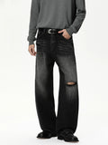 Men's Personalized washed denim jeans