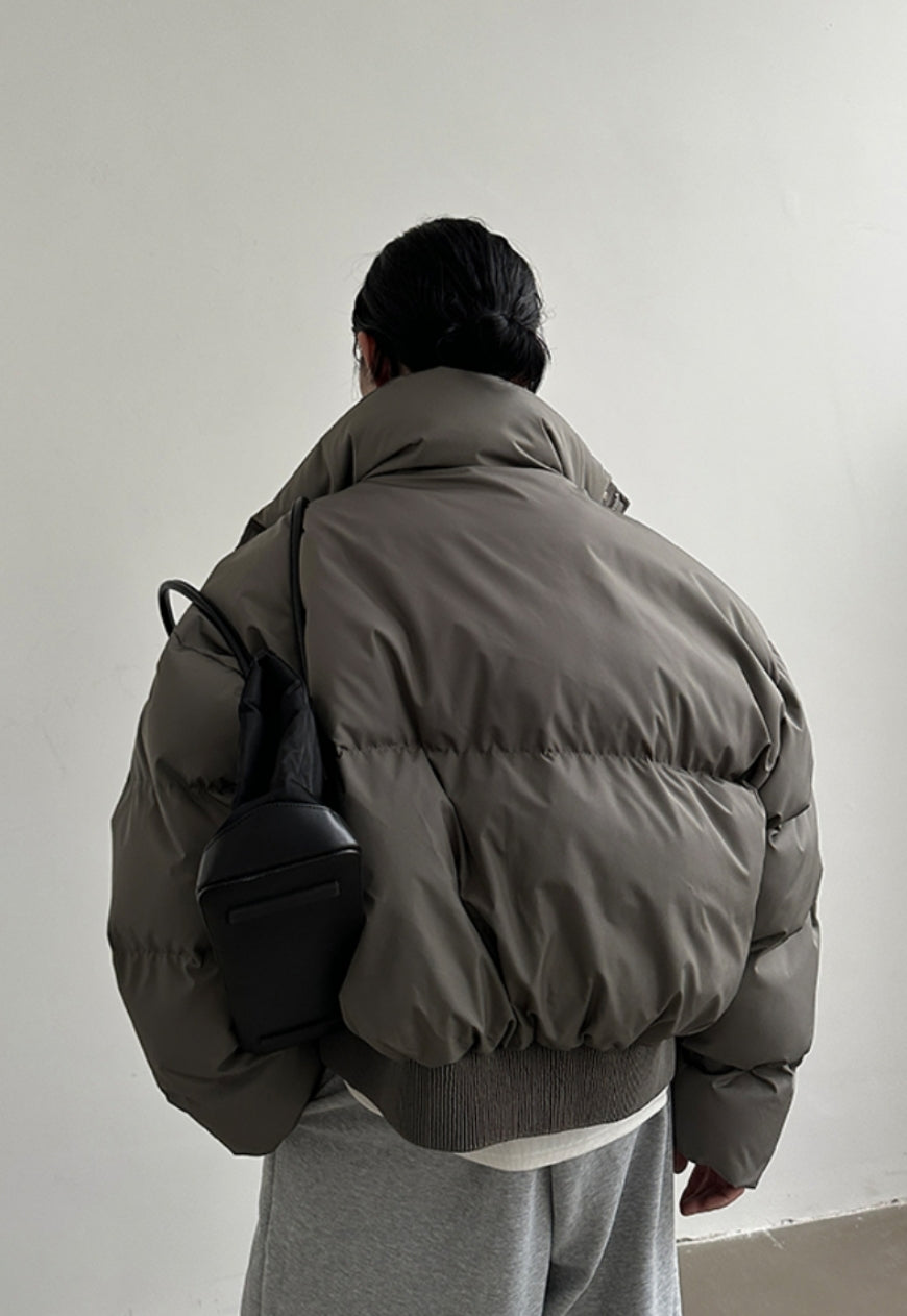 Men's silhouette padded coat