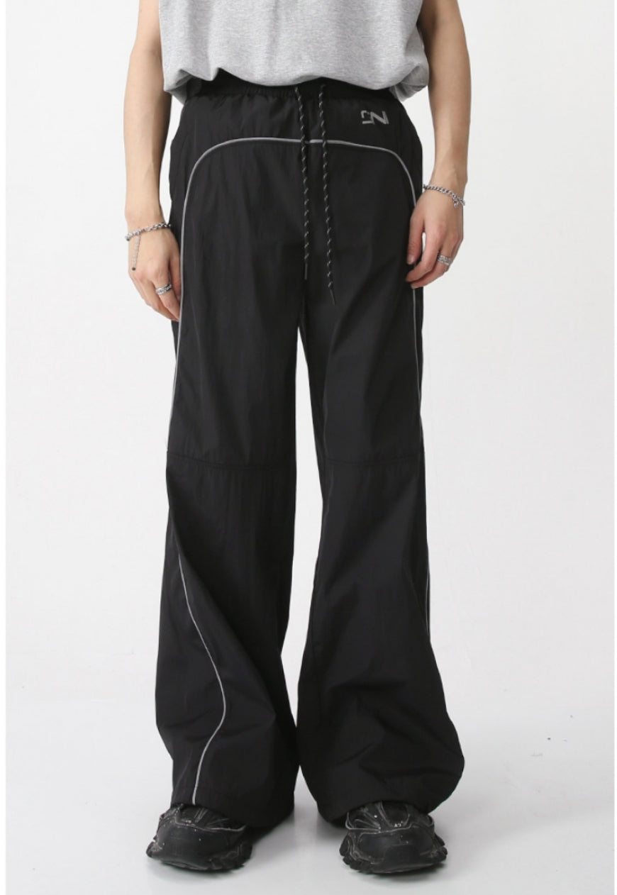 Men's draped track pants