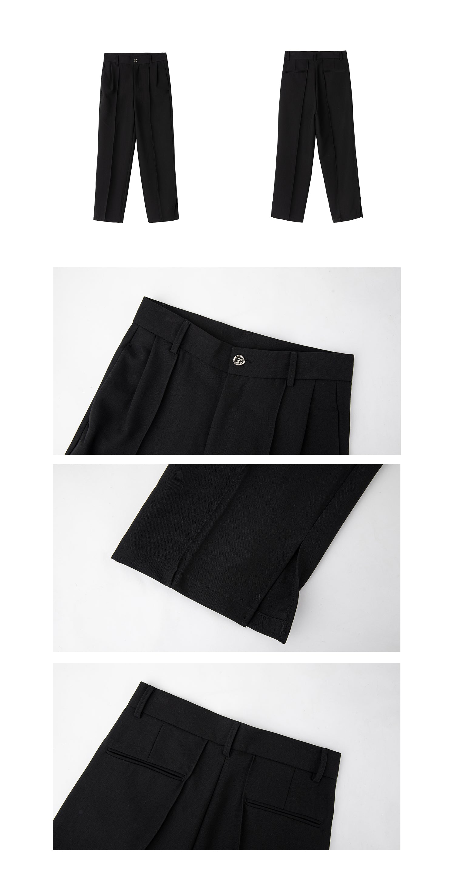 UZIP DESIGN Men's Sleek Fabric Fashion Pants