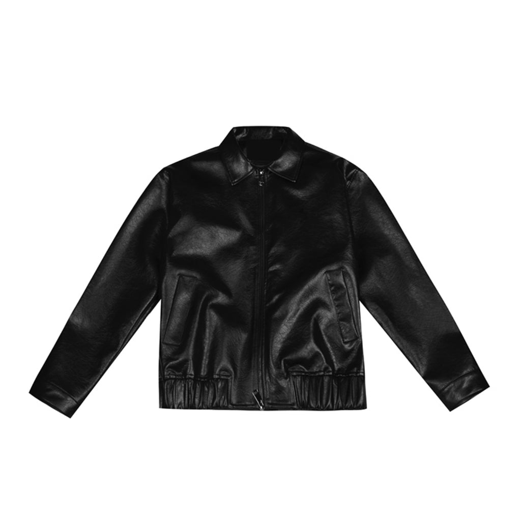 【Sale】Men's vintage leather jacket