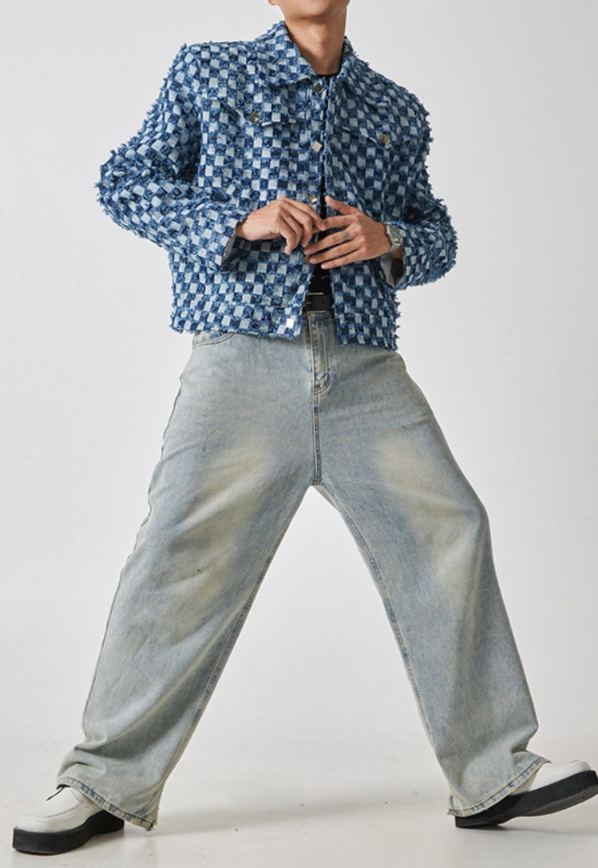 Men's Design plaid jacket