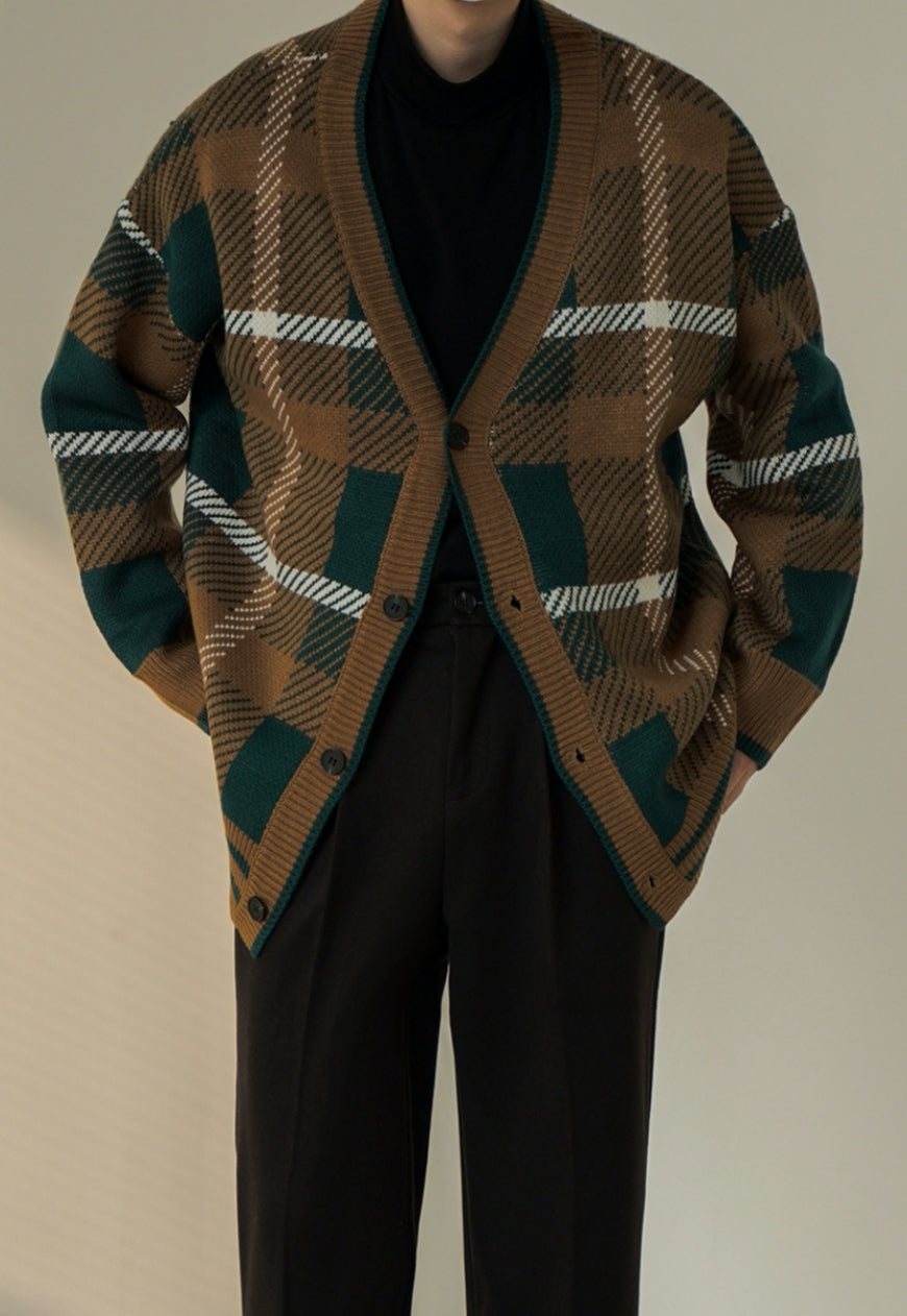 Men's Retro long-sleeved sweater