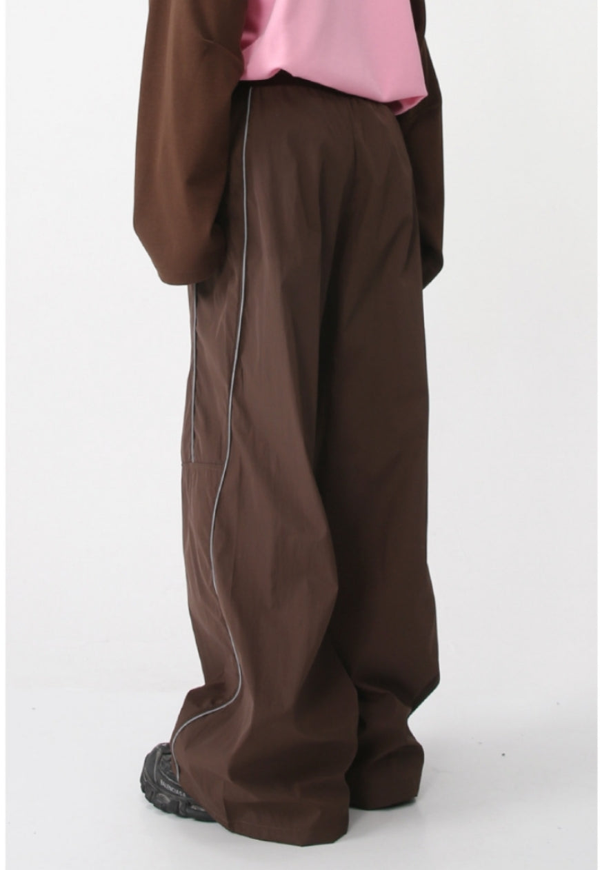Men's draped track pants