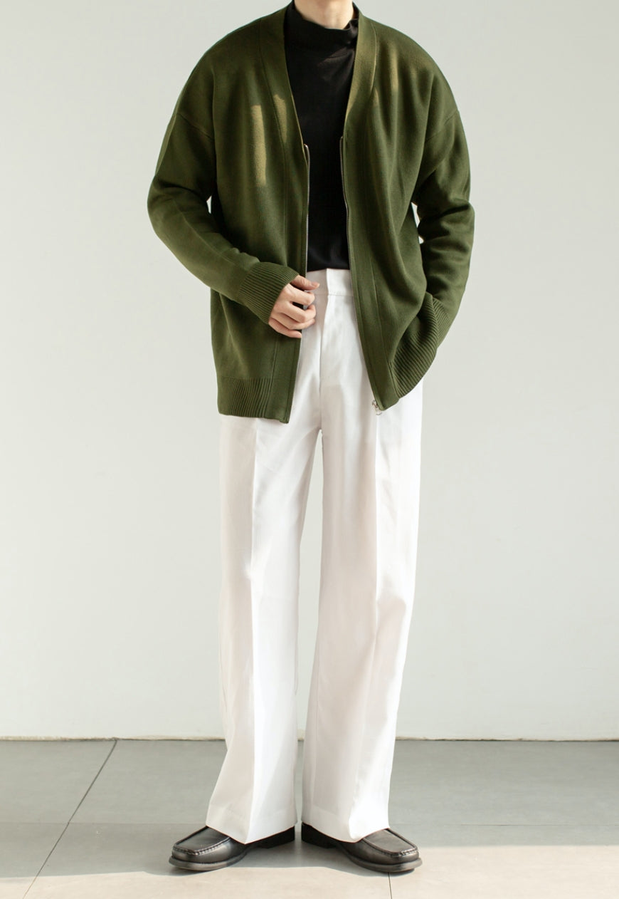 Men's Collar knitted cardigan jacket