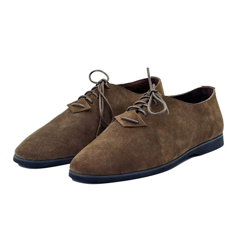 Vintage Square Toe Oxfords