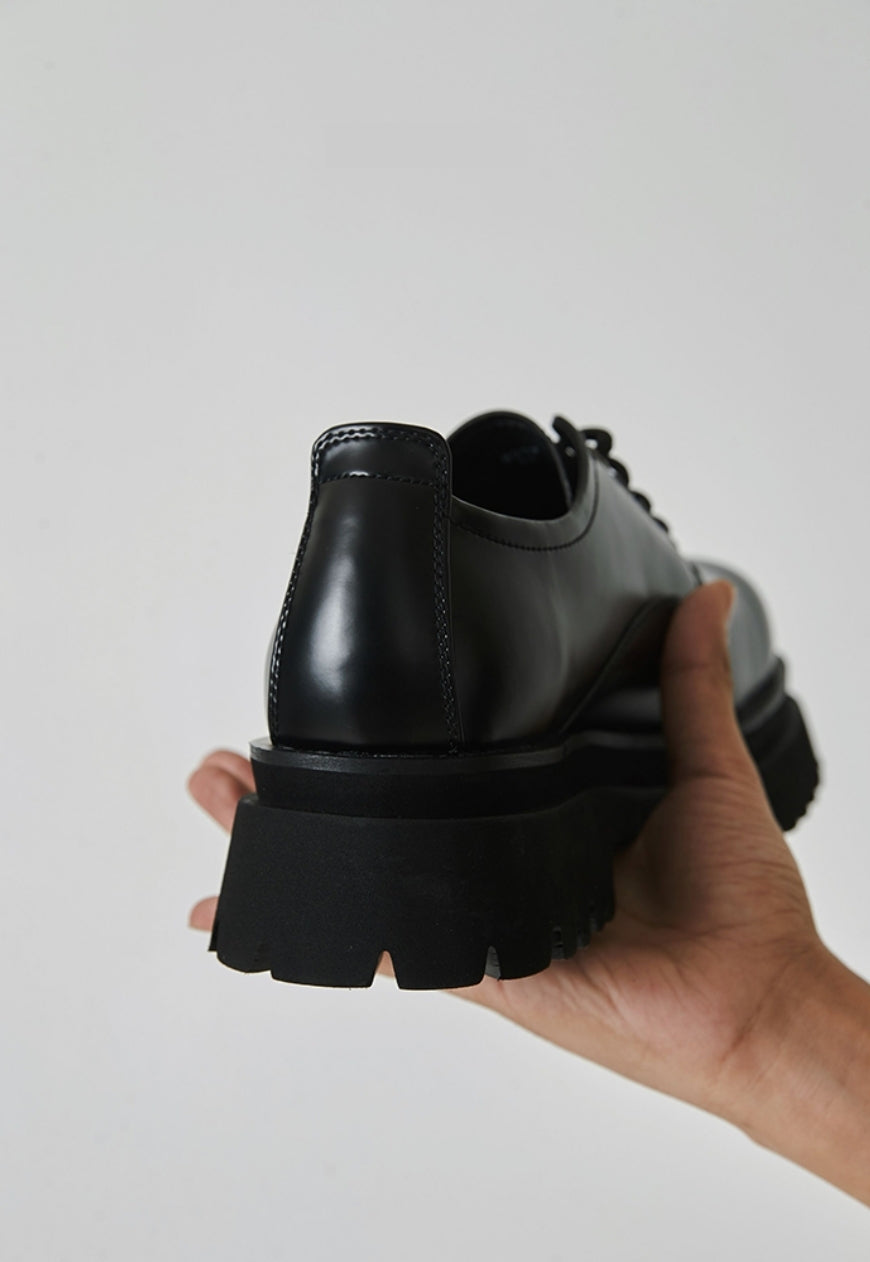 Men's luxury platform derby shoes