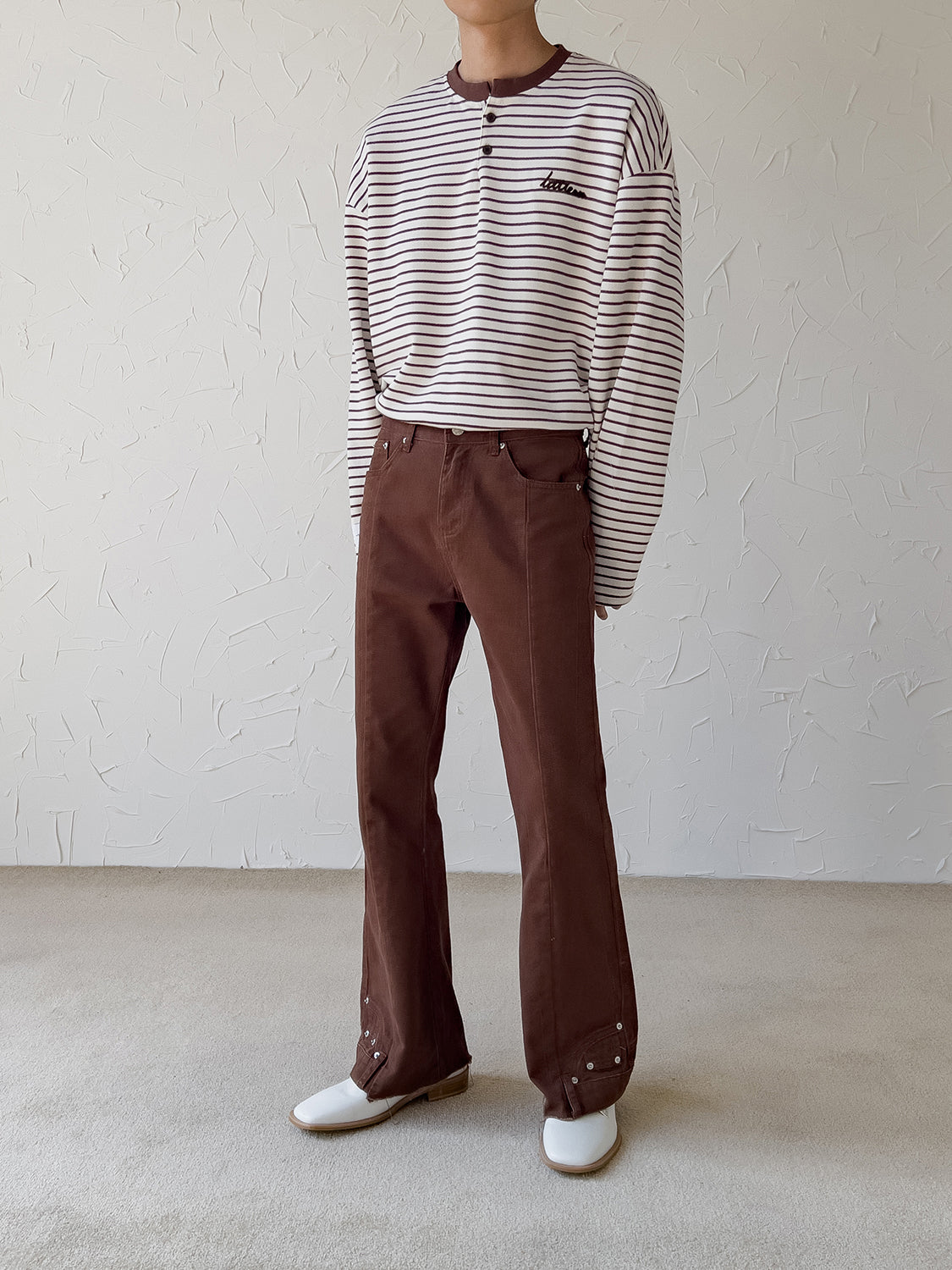 Men's Design 3D Line Jeans