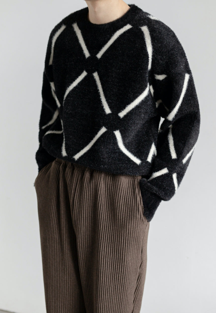 Men's Comfortable red sweater