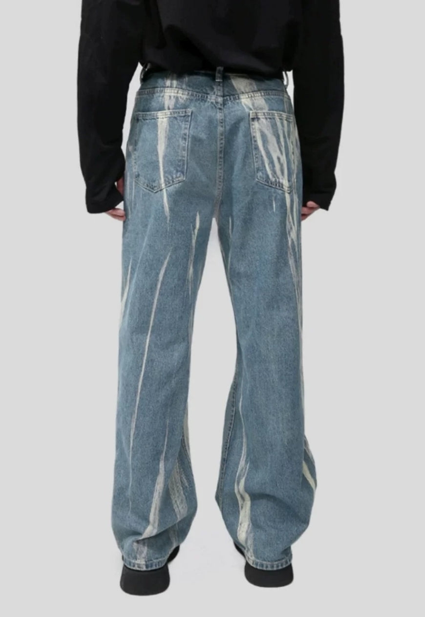 Unisex Fashion Painted Jeans