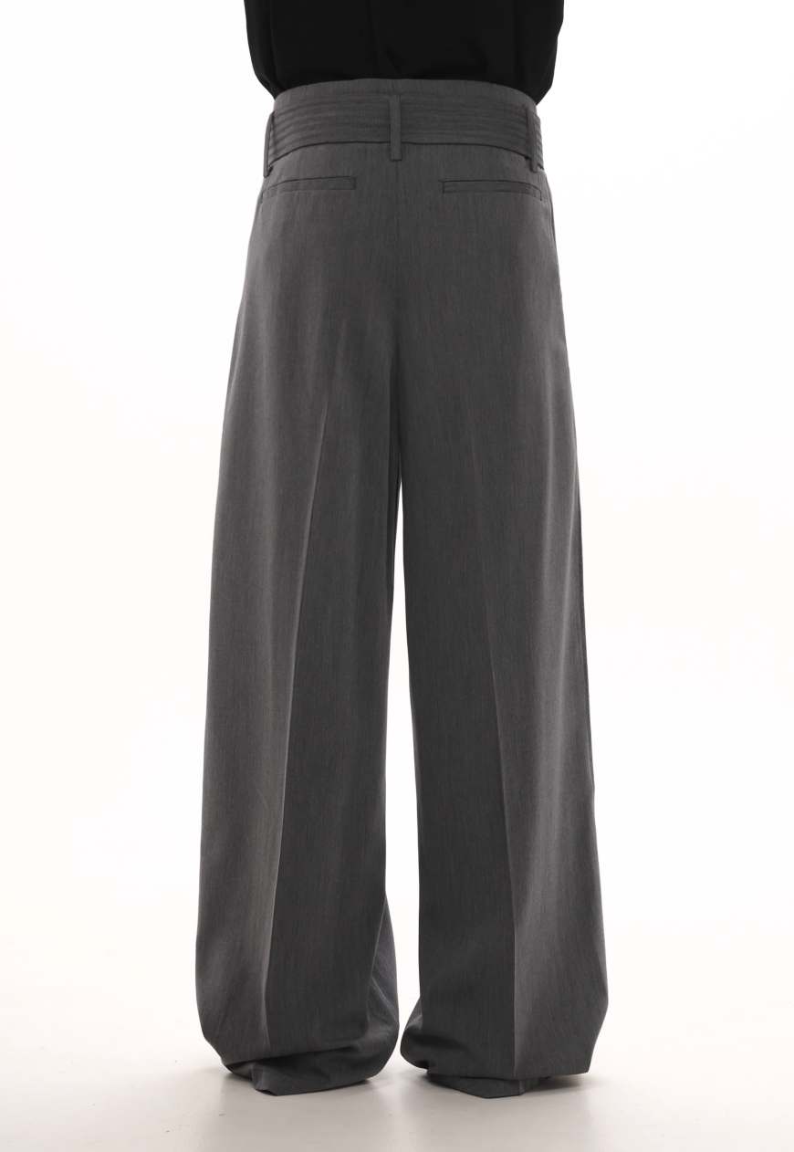Men's Ribbon-decorated trousers