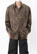 Men's Premium leopard print shirt
