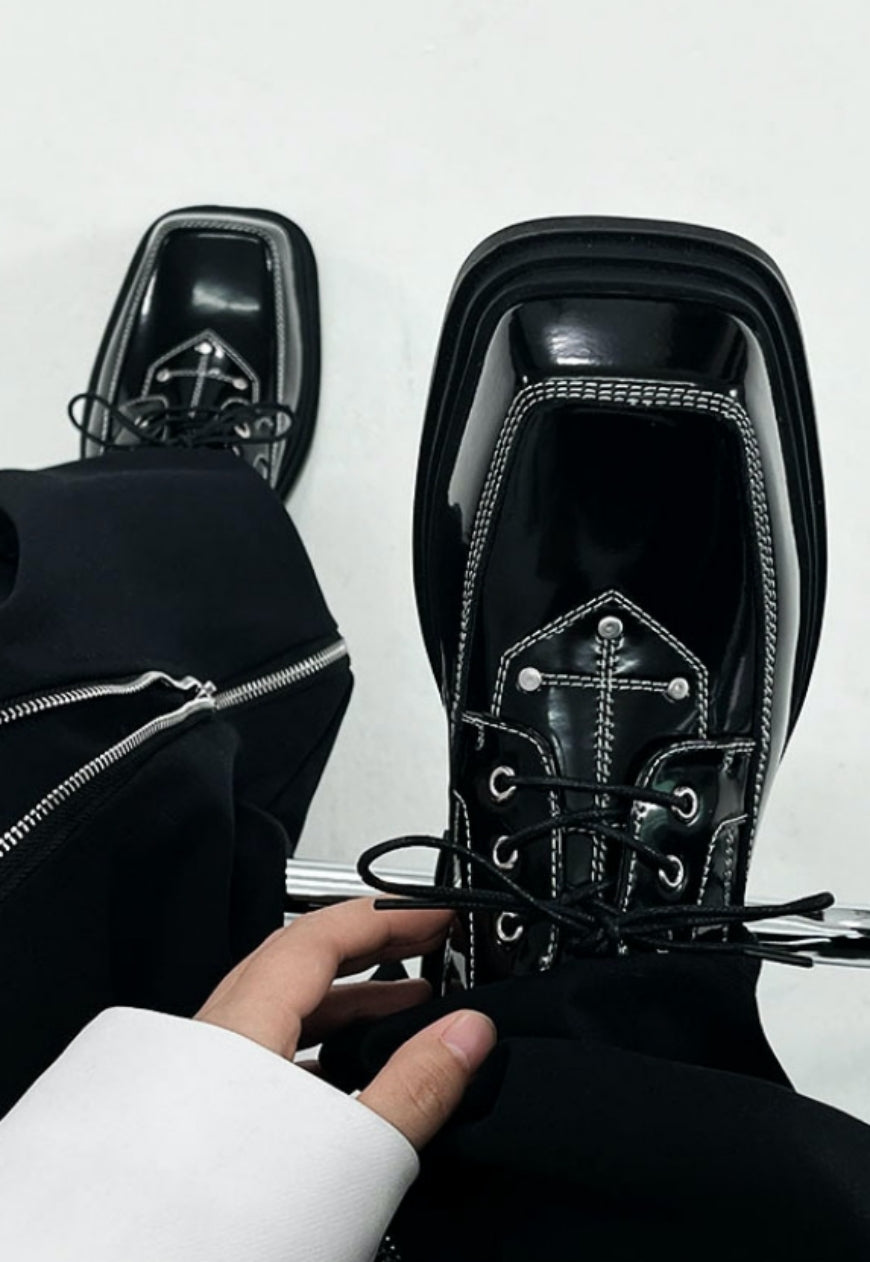 Men's Premium Square Toe Derby shoes