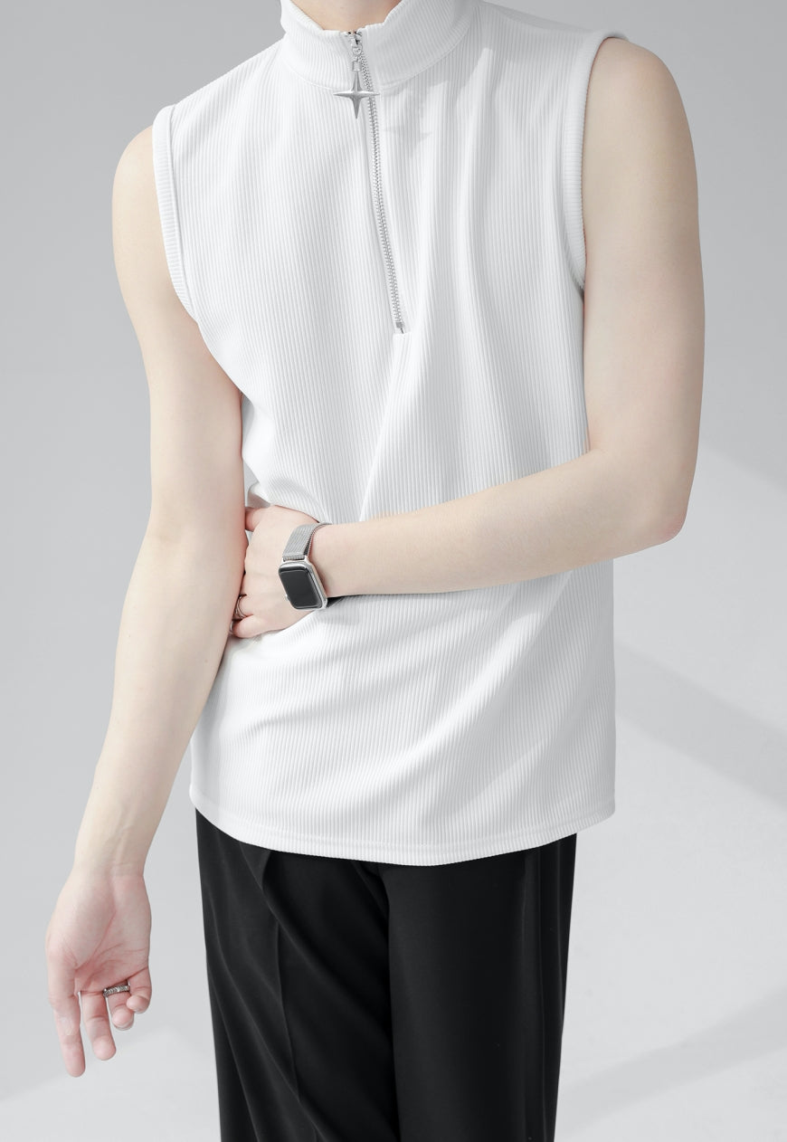 Men's Premium Half Zip Vest