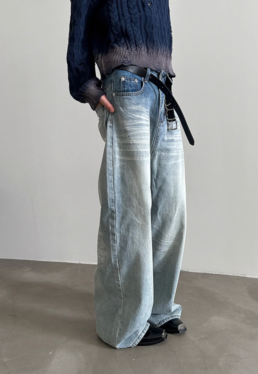Unisex Men's Ombre jeans