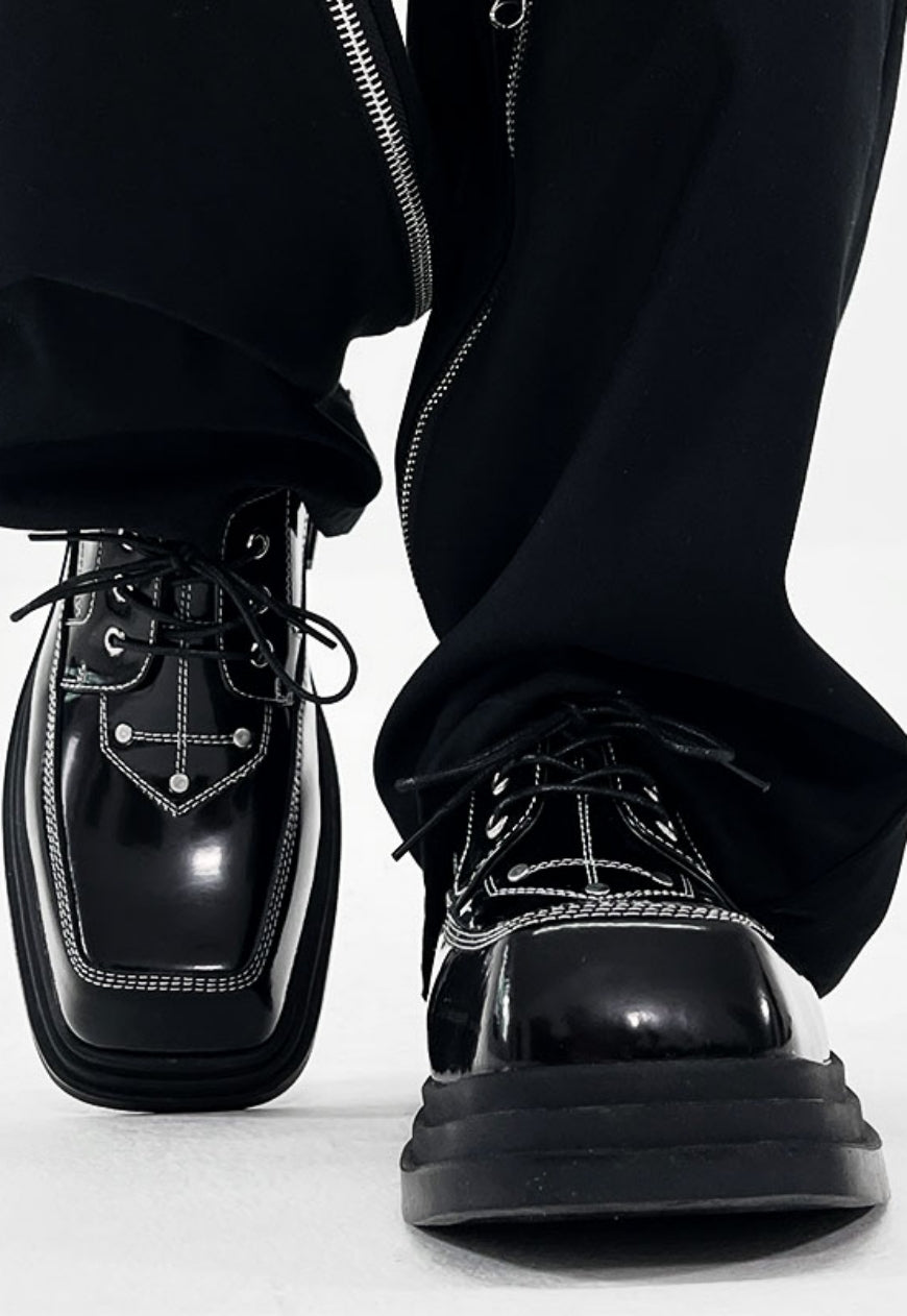 Men's Premium Square Toe Derby shoes