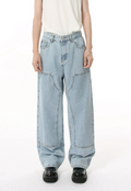 Menâ€™s Deconstructed light jeans