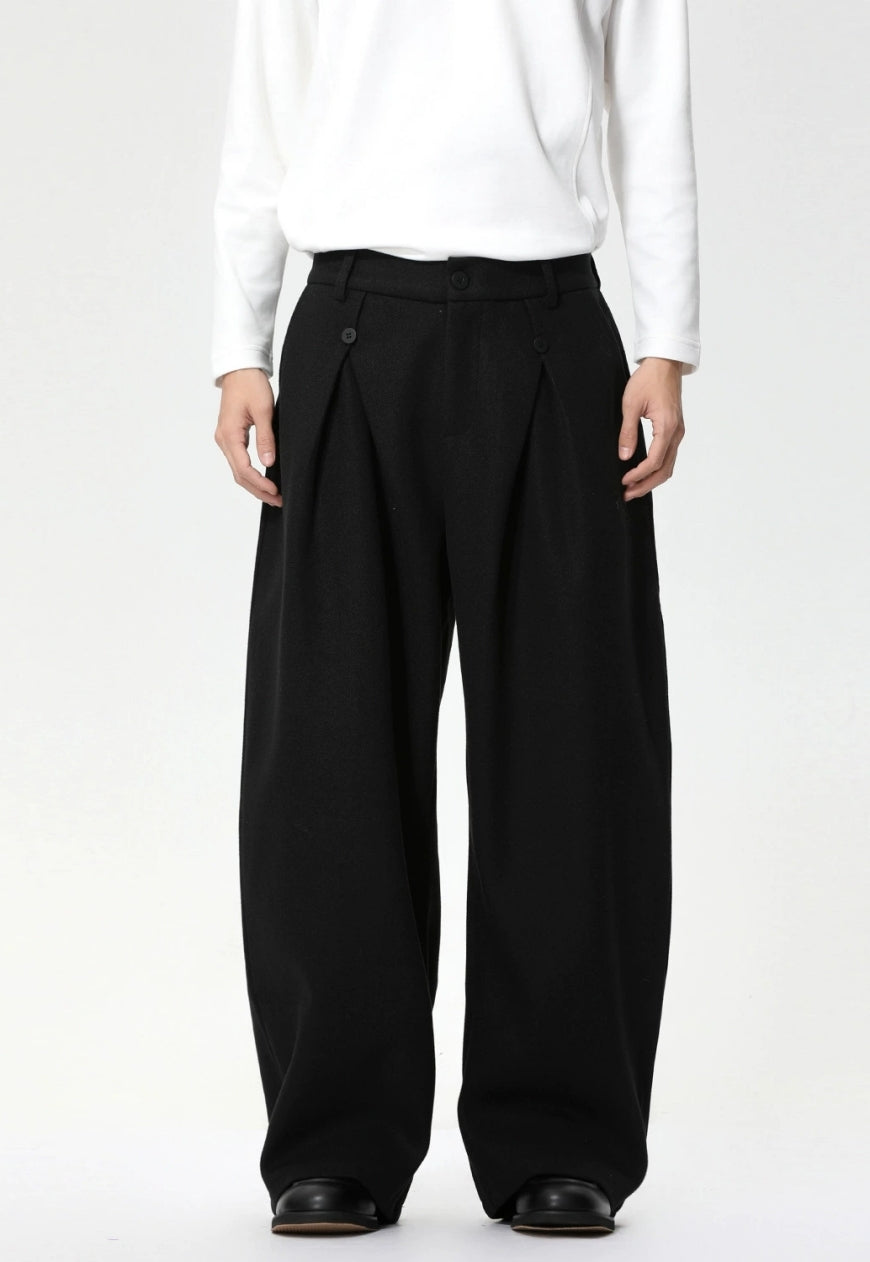 Men's Retro patchwork trousers