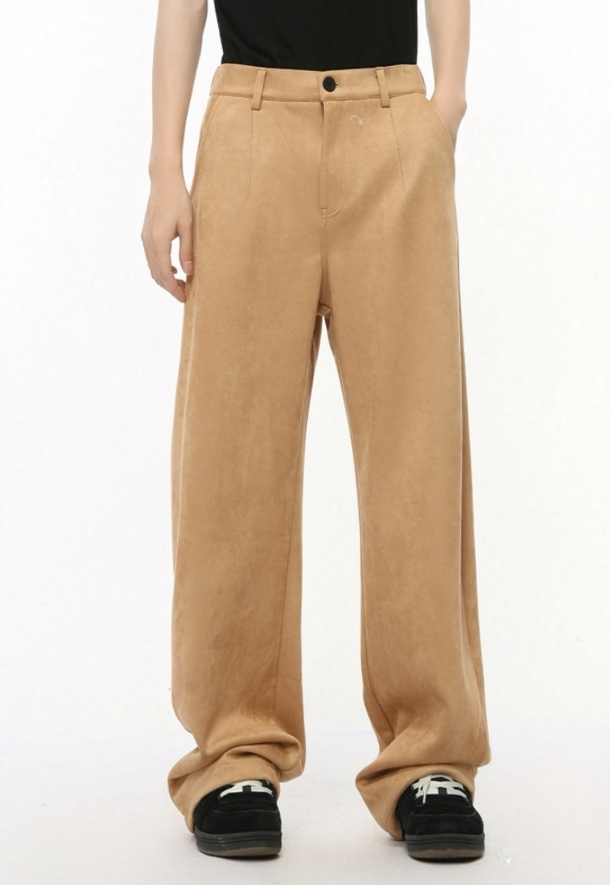 Men's spliced multi pocket trousers