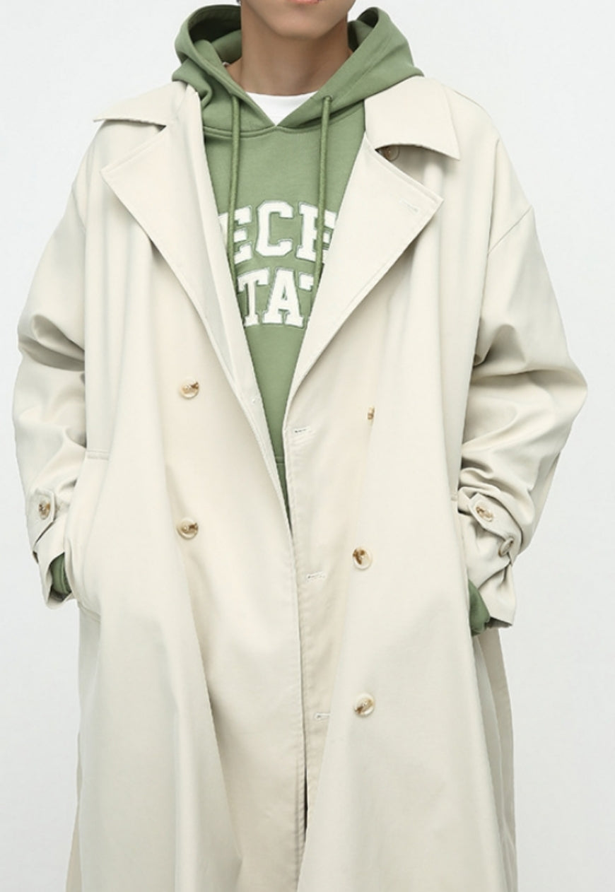 Men's Laceable double-breasted coat