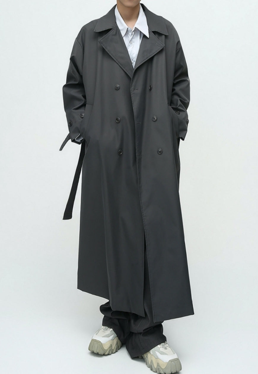 Men's Laceable double-breasted coat