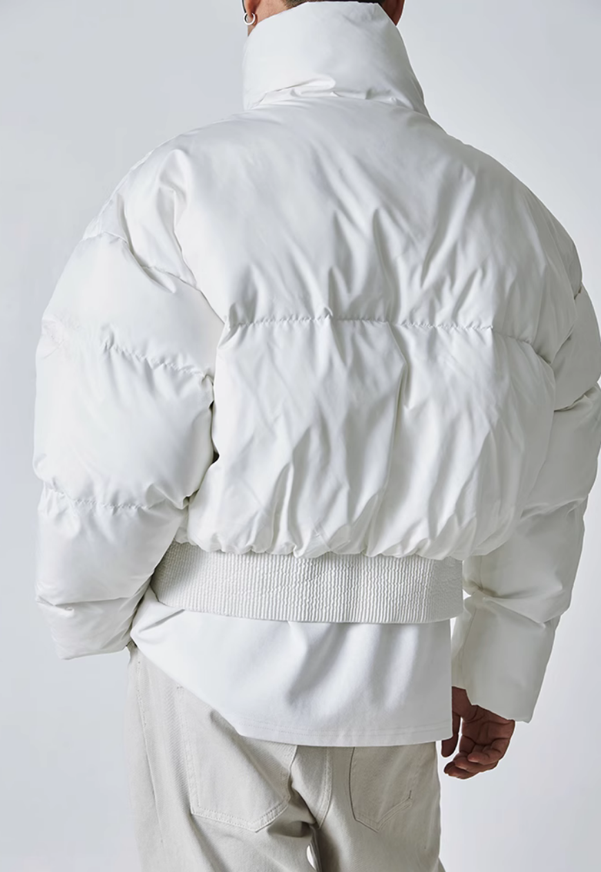 Men's Warm solid color cotton coat