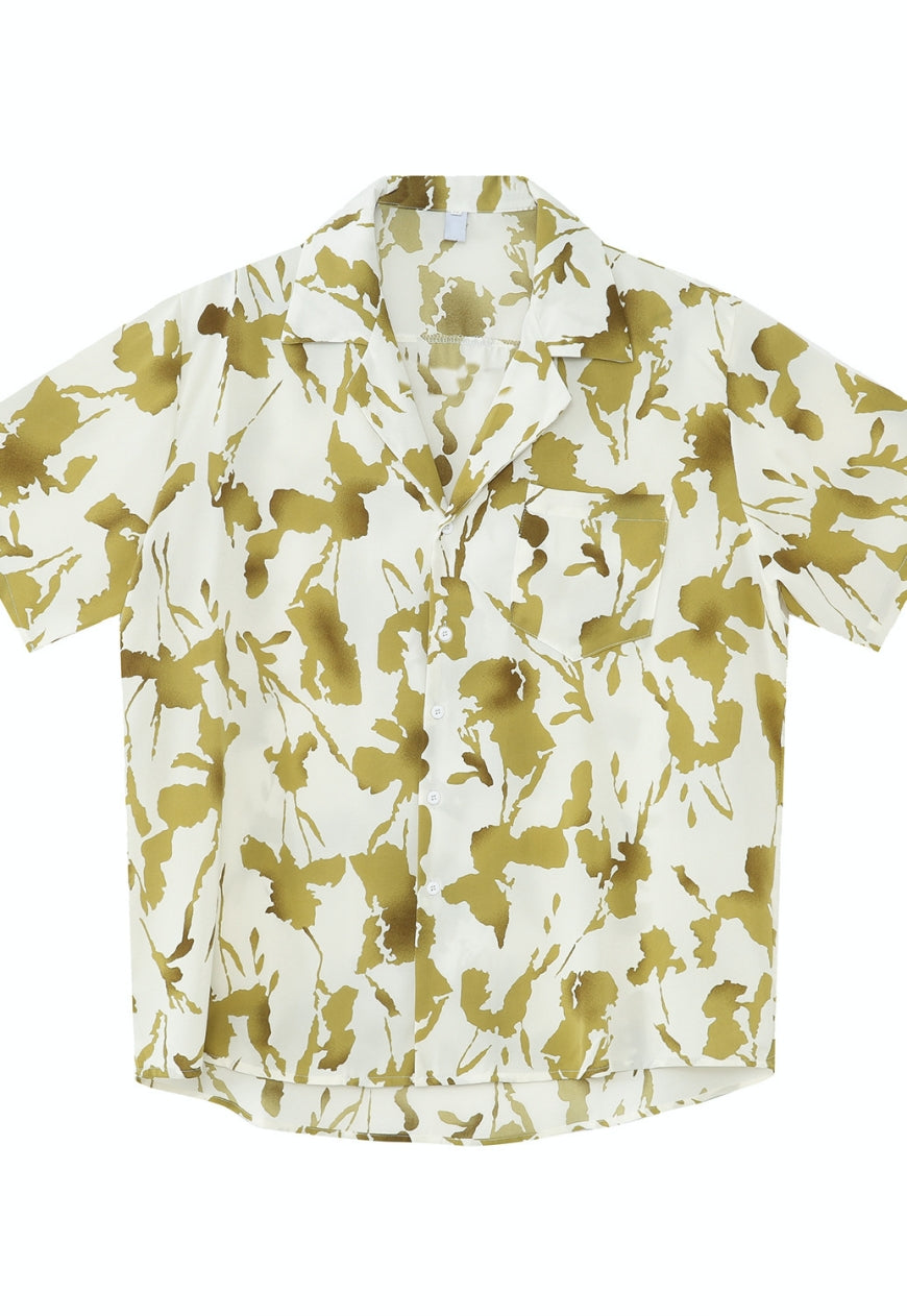 Men's Loose Vintage Floral Shirt SS2023 VOL.3